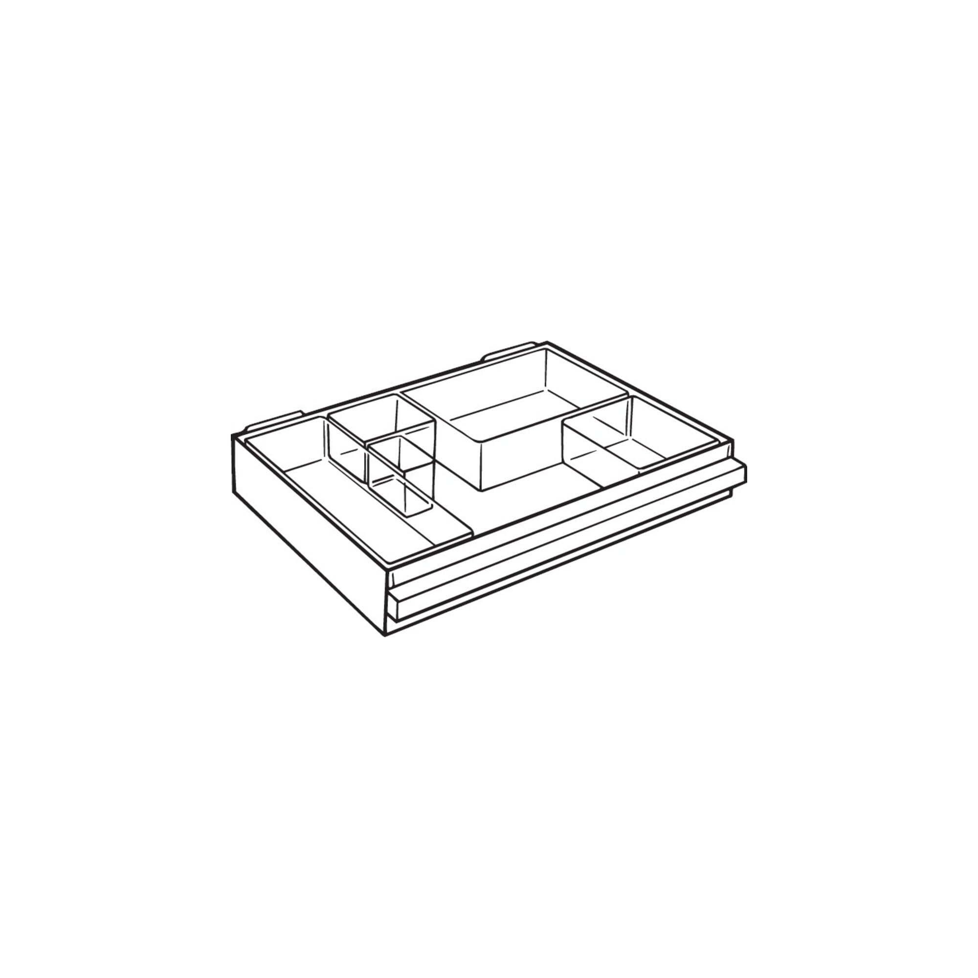 RAACO Schublade transparent, Schubladentyp: 250-3