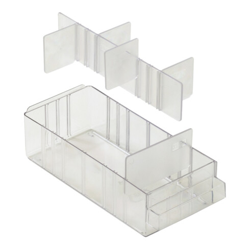 Raaco Trennplättchen-Set transparent, passend für Schubladentyp: 150-01