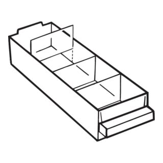 raaco Trennwand 250-01, 36 Stk je Satz