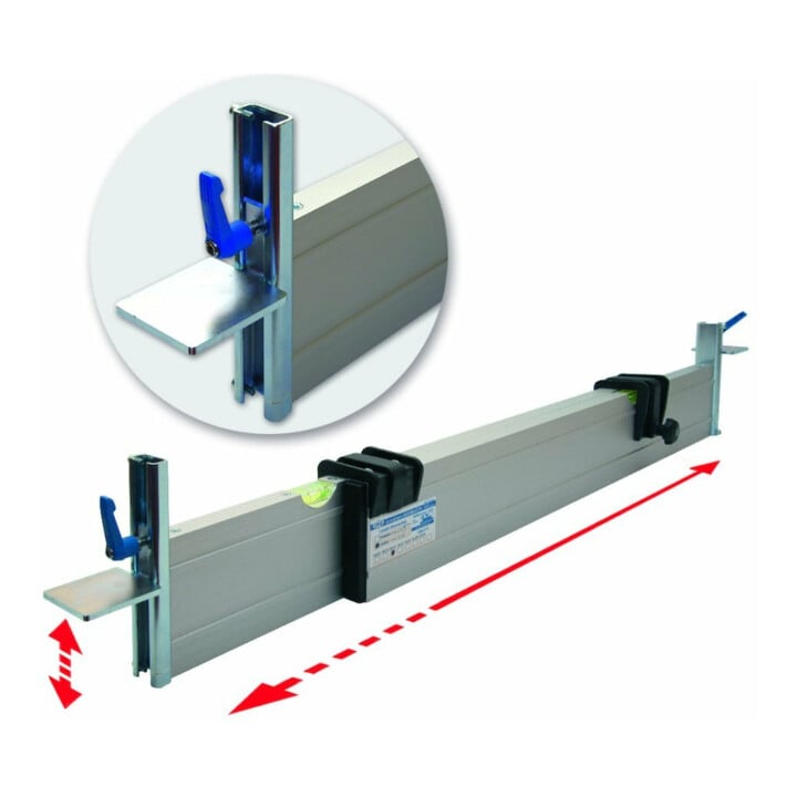 rabo Rail de tirage réglable 0,60-1,00 m, hauteur 0-11 cm