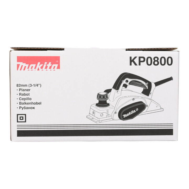 Rabot à feuillure Makita KP0800J + MAKPAC