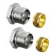 Raccord à compression OV 1/2x15mm, double pour tube capillaire