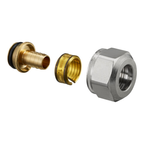 Raccord à compression OV Ofix K M 24x1,5 2-f pour tube plastique 16x2mm