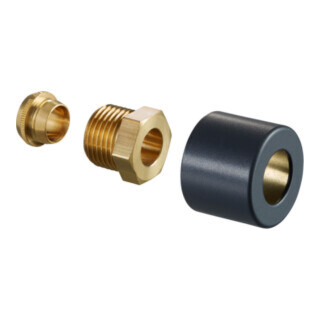Raccord à compression OV pour série E 1/2x15mm anthracite