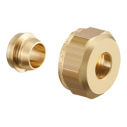 Raccord à compression OV Regusol 18mm, avec ÜM, laiton, brut