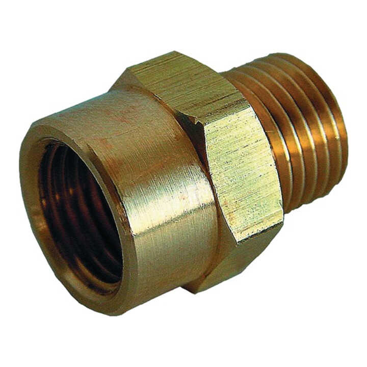 Raccord à double filetage laiton filetage ext. G 1/4 filetage int. G 1/8 EWO