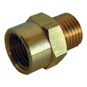 Raccord à double filetage laiton filetage ext. G 1/8 filetage int. G 1/4 EWO-1