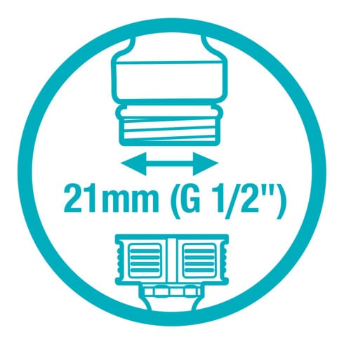 Raccord de robinet 21mm (G 1/2") GARDENA