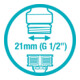 Raccord de robinet 21mm (G 1/2") GARDENA