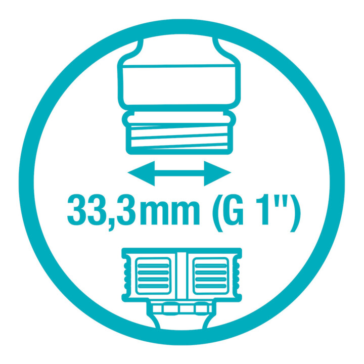 Raccord de robinet 33,3mm (G 1") GARDENA