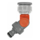 Raccord de robinet coudé GARDENA, en vrac pour robinet d'eau de 26,5 mm (G 3/4) avec filetage de 33,3 mm (G 1), pour robinet d'eau de 21 mm (G 1/2) avec filetage de 26,5 mm (G 3/4)-1