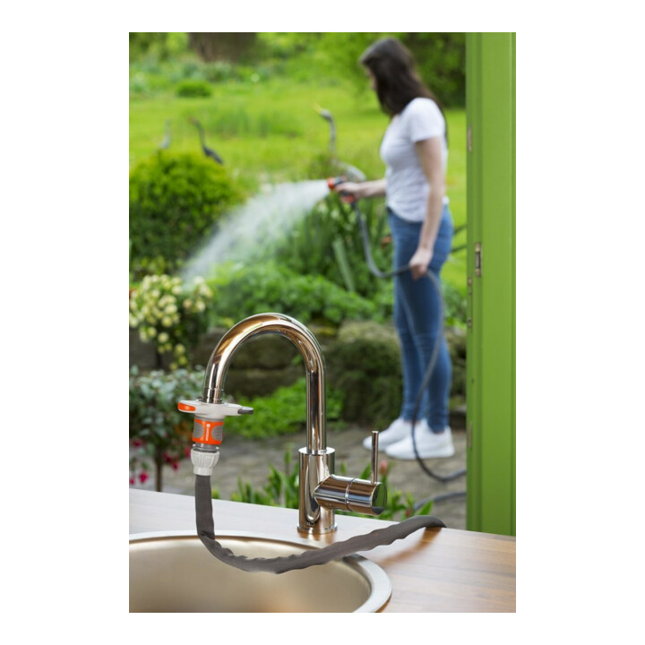 Raccord de robinet GARDENA pour robinets d'eau intérieurs