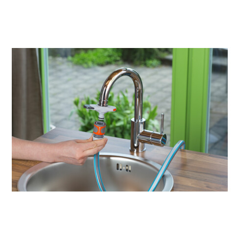 Raccord de robinet GARDENA pour robinets d'eau intérieurs