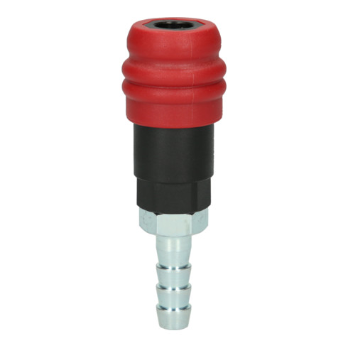 KS Tools Raccord de sécurité à 2 étages pour air comprimé avec buse pour tuyau flexible