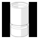 Raccord de transition Hansa complet M12x1 - M14x1-1