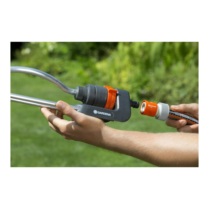 Raccord de transition SB système professionnel GARDENA avec arrêt de l'eau