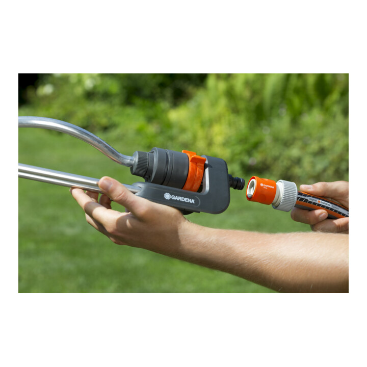 Raccord de transition SB système professionnel GARDENA avec arrêt de l'eau