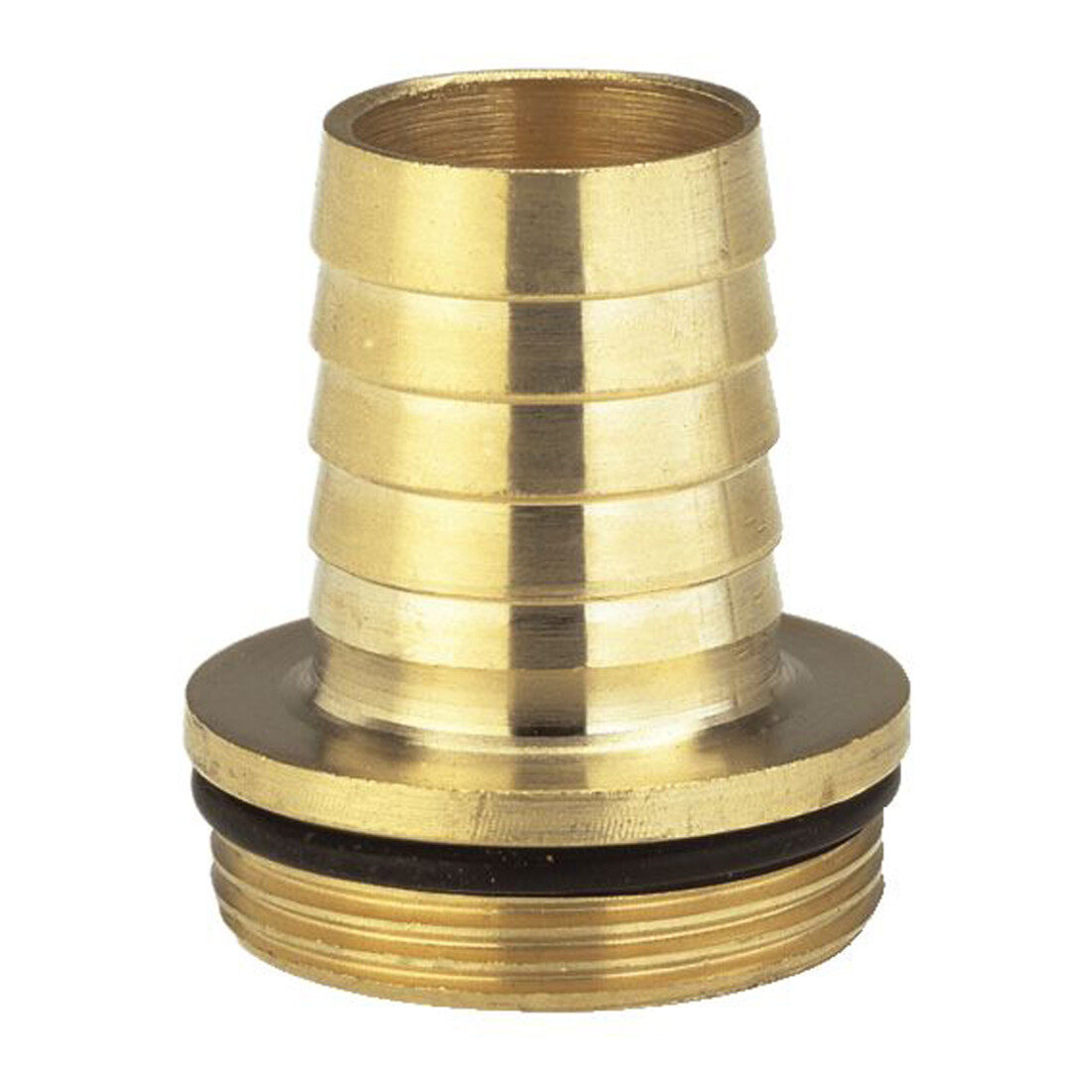 Raccord de tuyau GARDENA en 1 pièce avec collerette et joint torique, filetage 47,9 mm (G 1 1/2) / tuyaux 32 mm (1 1/4")