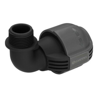 Raccord en L pour système d'arrosage GARDENA, 25 mm x 3/4" mâle