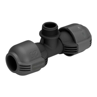 Raccord en T pour système d'arrosage GARDENA, 25 mm x 3/4" mâle
