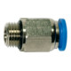 Raccord enfichable droit Série bleue G 1/2 a. Diamètre du tuyau 8 mm RIEGLER-1