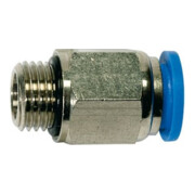 Raccord enfichable droit Série bleue G 1/4 a. Diamètre du tuyau 8 mm RIEGLER