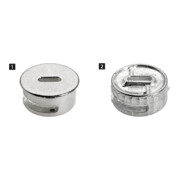 Hettich Rastex 25 sans bord de recouvrement, nu-1