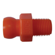 Raccord fileté taille 1/4 po. NPT R 1/8 sachet de 4 pièces LOC-LINE