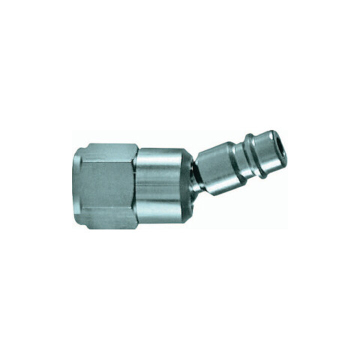 Raccord mâle articulé tournant acier nickelé fiche DN 7,2 filetage ext. - fileta