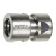 Raccord p. tuyau système d'enfichage GEKA plus laiton nickelé taille tuyau 19 mm