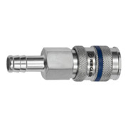 Raccord rapide DN 7,8 manchon acier diamètre de tuyau LW 6 mm RIEGLER