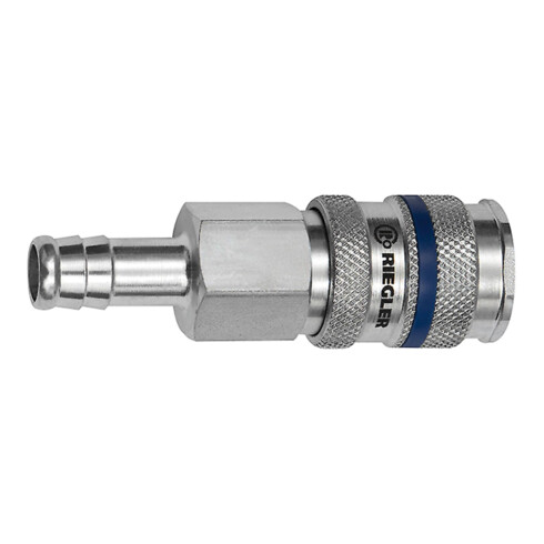 Raccord rapide DN 7,8 manchon acier diamètre de tuyau LW 6 mm RIEGLER