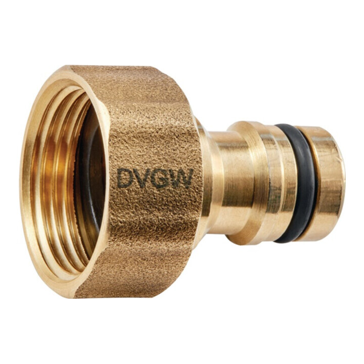 Raccord robinet GEKA plus-système d'enfichage KTW laiton filetage int. G 3/4 po.