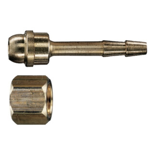 Raccordement p. tuyau laiton G 1/4 DN 6 EWO