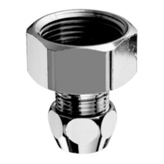 Raccordement vissé du compteur d'eau Schell 3/4IG ch 3/8 Verschr. m. dispositif de fermeture