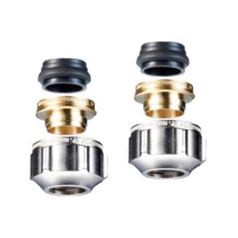 Raccords à compression OV AG 3/4 2-fa. f Cu- Précis:acier inoxydabler.12mm