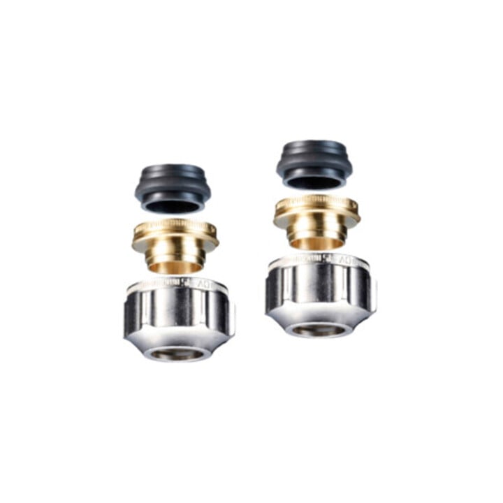 Raccords à compression OV AG 3/4 2-fa. f Cu- Précis:acier inoxydabler.12mm