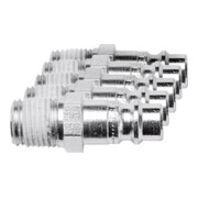 Raccords avec filetage extérieur CEJN, jeu de 5 pièces, filetage extérieur du raccord : 1/4 pouces