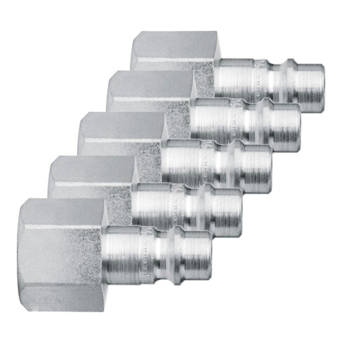 Raccords avec filetage intérieur CEJN, jeu de 5 pièces, filetage intérieur du raccord : 3/8 pouces