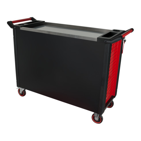 RACINGline+ Servante d'atelier KS Tools NOIR/ROUGE avec 7 tiroirs et 1 porte