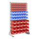 Racks fixes Bito p 500 bacs en bleu et rouge-1