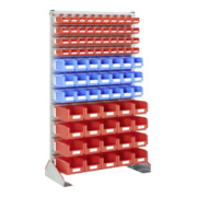 Racks fixes Bito p 500 bacs en bleu et rouge