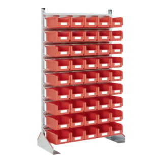 Racks fixes Bito p 500 bacs en rouge