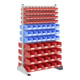 Racks fixes Bito p 700 bacs en bleu et rouge-1