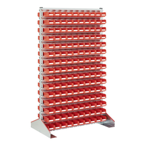 Racks fixes Bito p 700 bacs en rouge