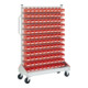Racks mobiles p 510 Racks mobiles galvanisés Bito bacs rouge-1