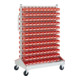 Racks mobiles p 710 Racks mobiles galvanisés Bito bacs rouge-1