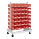 Racks mobiles p 710 Racks mobiles galvanisés Bito bacs rouge-1