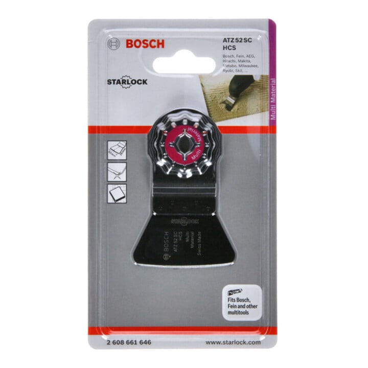 Racloir Bosch HCS ATZ 52 SC rigide 26 x 52 mm