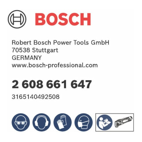 Racloir Bosch HCS ATZ 52 SFC flexible 45 x 52 mm